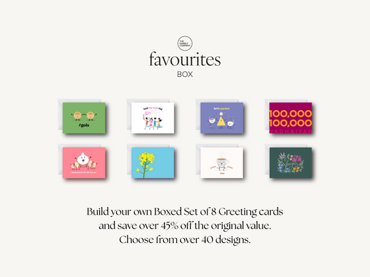 Favourites Box - Build Your Own Boxed Set of 8 Greeting Cards