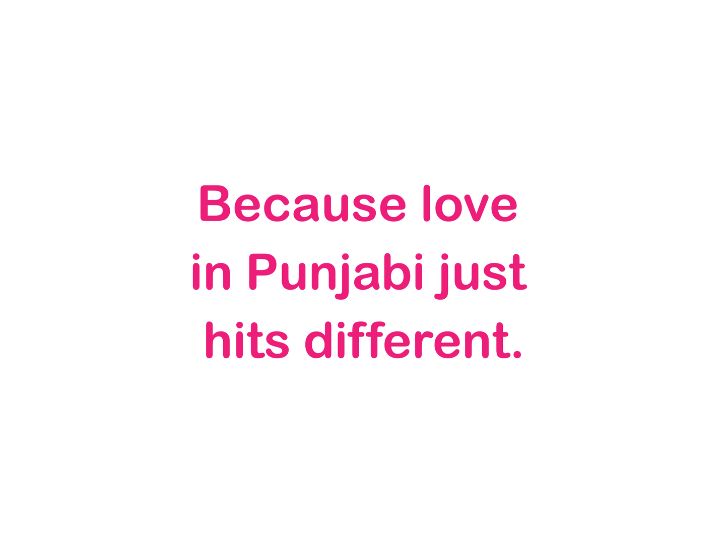 Punjabi Conversation Hearts - Greeting Card (Large)